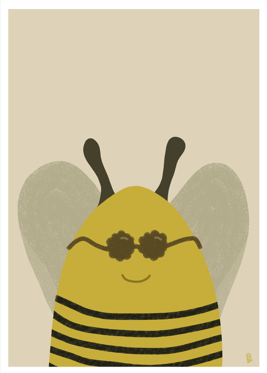 Affiche "Bee" - Atelier La Pau