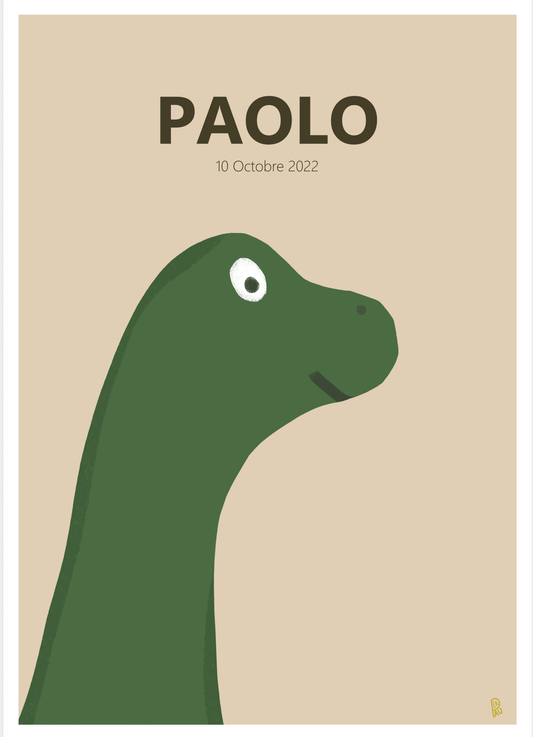 Affiche "Brachio" personnalisable - Atelier La Pau