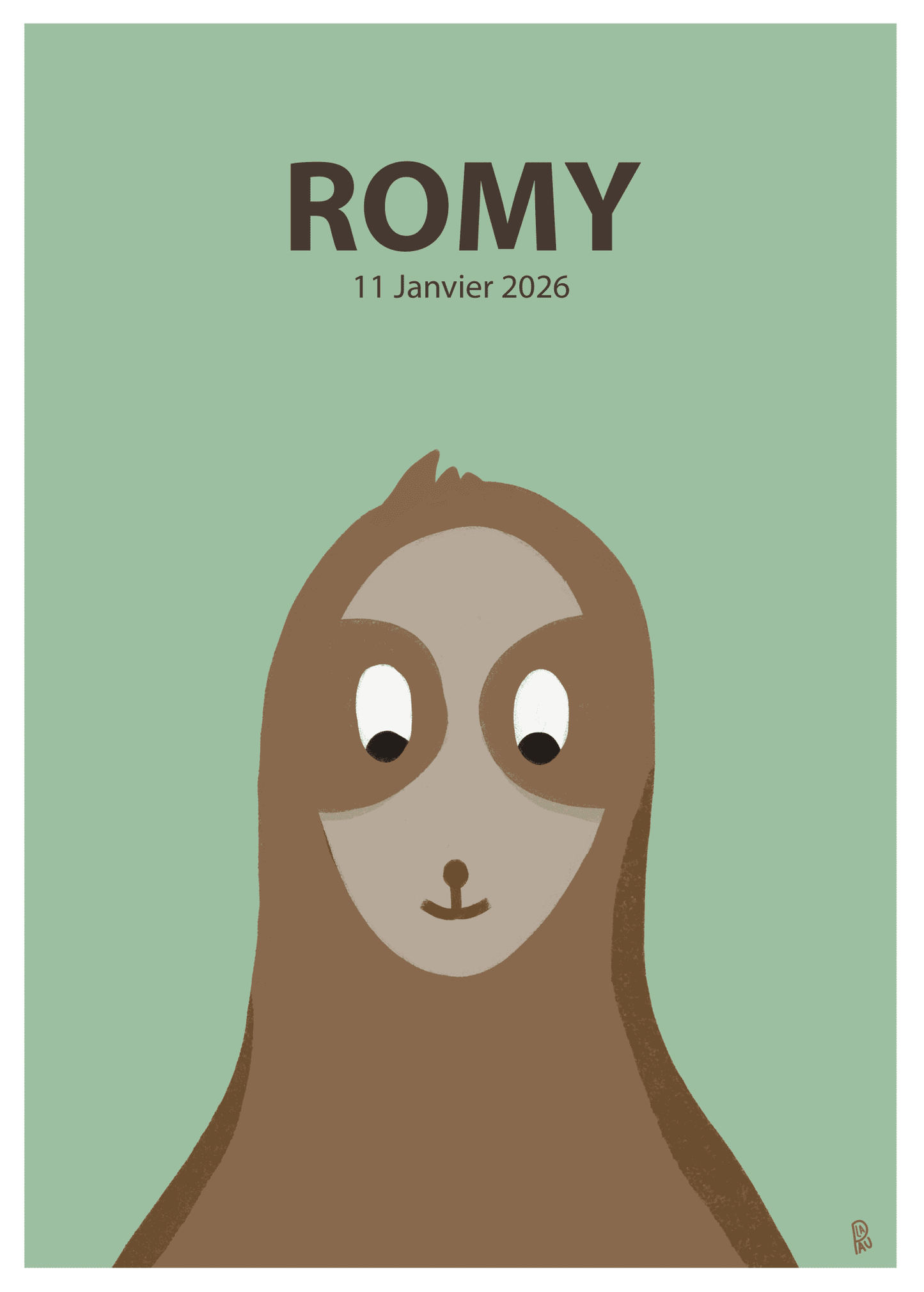 Affiche "Chilly" personnalisable - Atelier La Pau