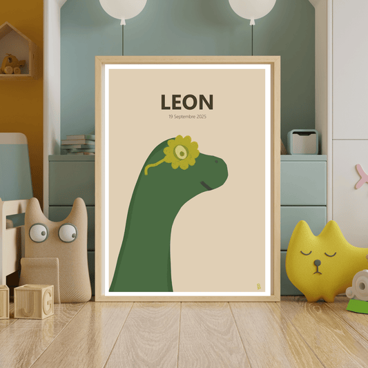 Affiche "Brachio 70's" personnalisable - Atelier La Pau