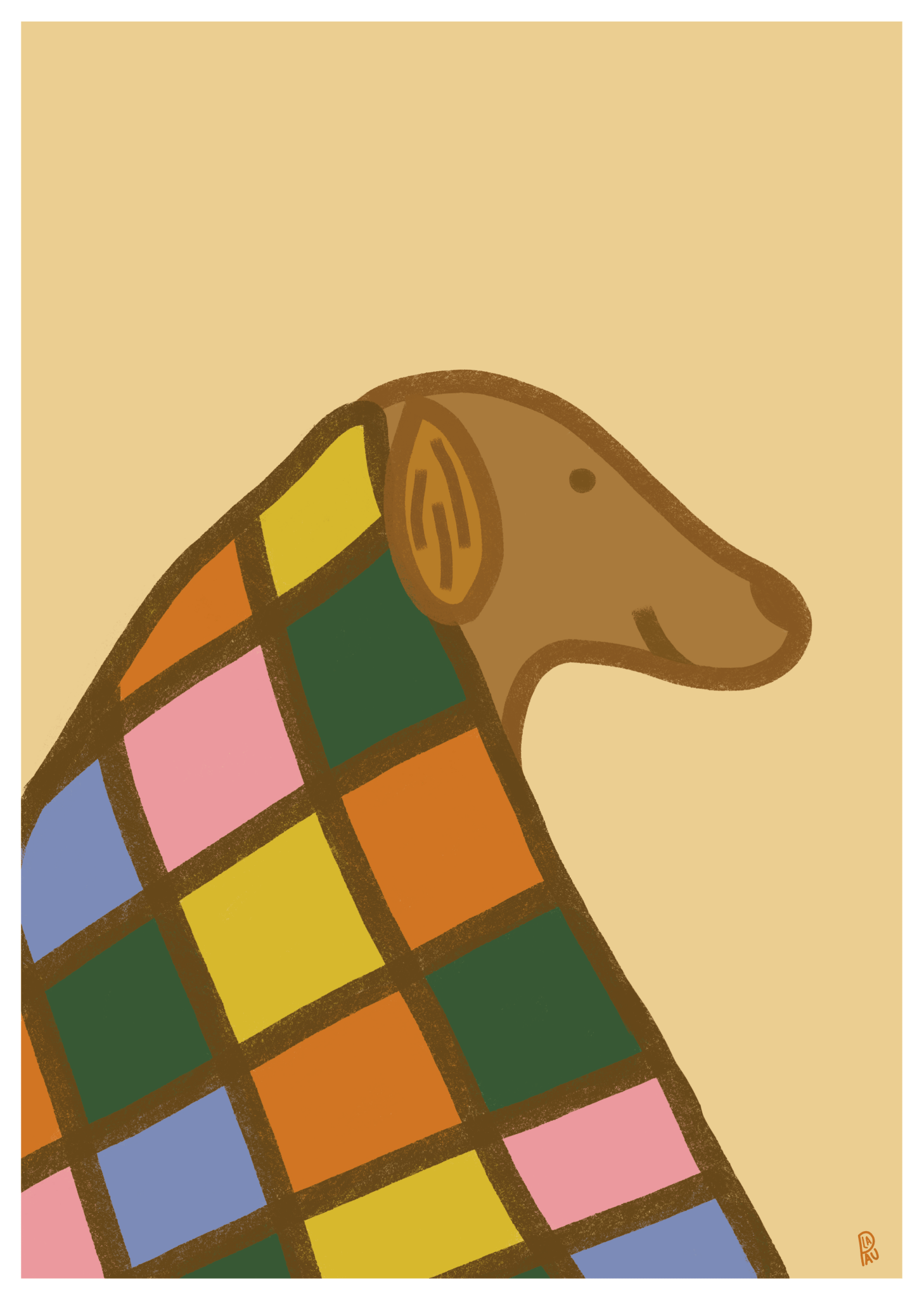 Affiche "Doggy" - Atelier La Pau