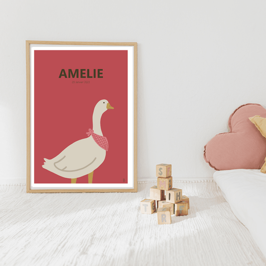 Affiche "Goosie" Personnalisable - Atelier La Pau